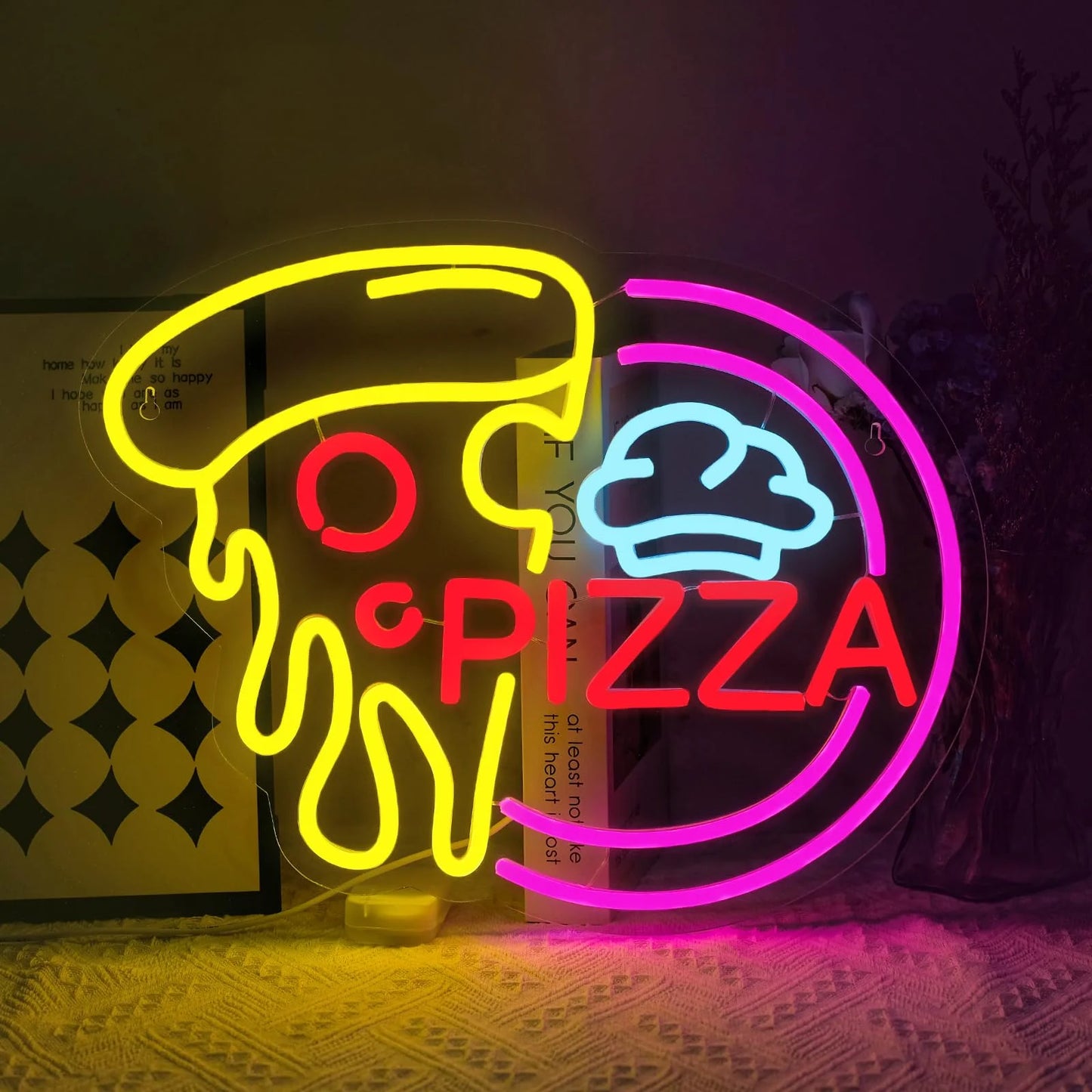 Logo Custom Neon Light Uv Printing Lettering Neon Light Design Light-Emitting Diode Logo