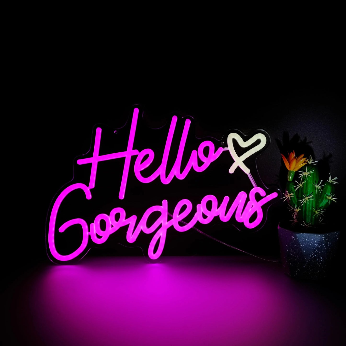 Logo Custom Neon Light Uv Printing Lettering Neon Light Design Light-Emitting Diode Logo