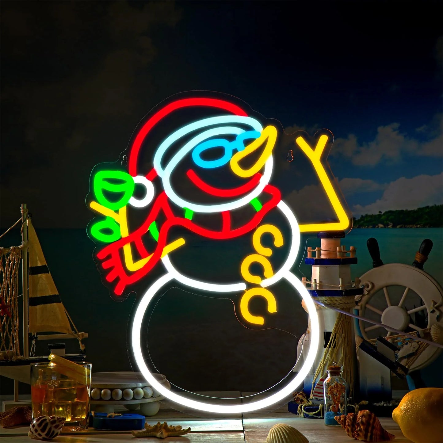 Wholesale New Hot-Selling Luminous LED Neon Lights Colorful ACrylic Sign Family Events Christmas Decoration Emitted Pink Red DC