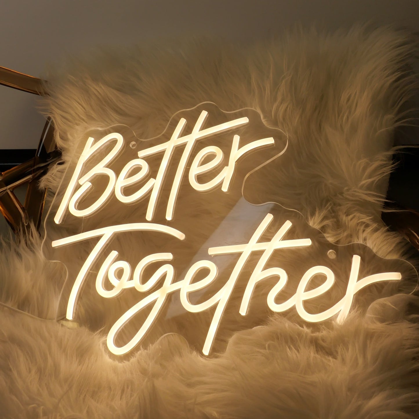 "Better Together" Wedding Neon Sign