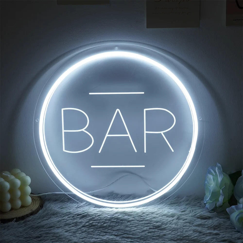 Modern Desktop LED Neon Desk Light Stylish Interior Decoration for Home Office Tabletop Neon Lamp Ambiance for Room