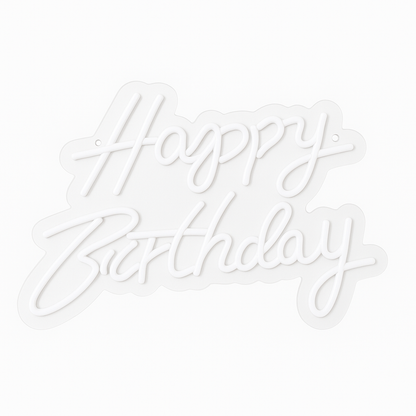 Birthday party neon sign