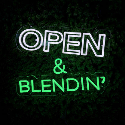 Store welcome signs Neon signs for shops and companies