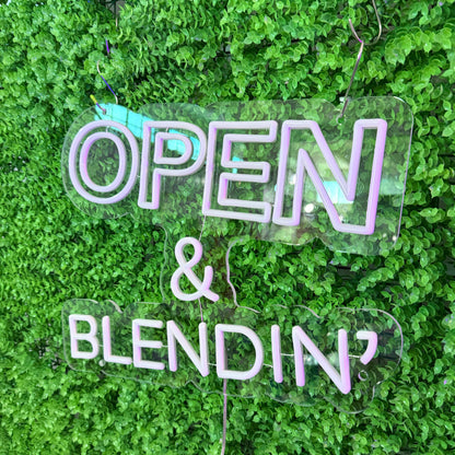 Store welcome signs Neon signs for shops and companies