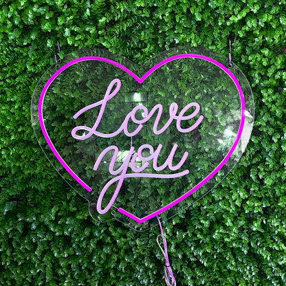 "Love You" weddingsign