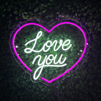 "Love You" weddingsign
