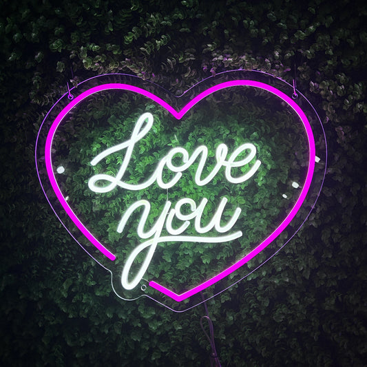 "Love You" weddingsign