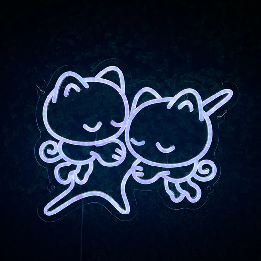 Cute cat children's room signs